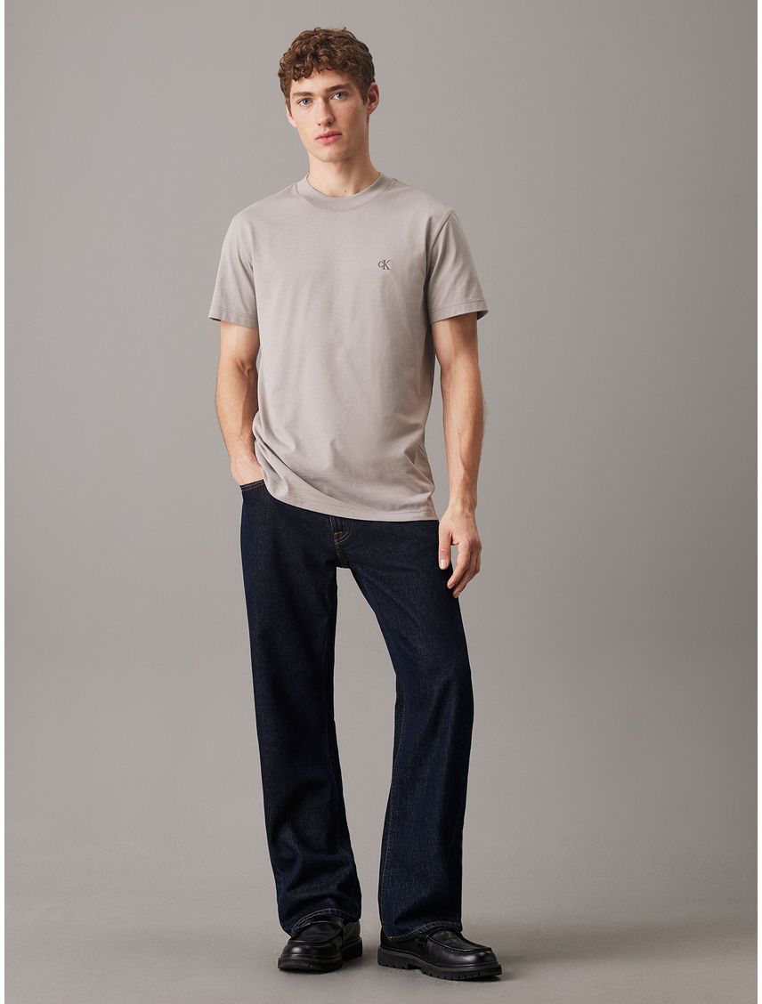 Polera regular de punto pesado