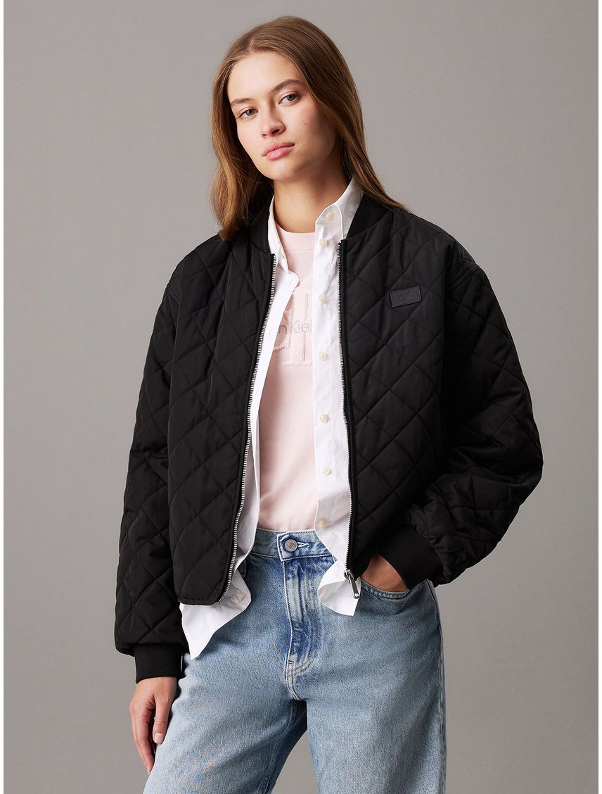 Chaqueta bomber acolchada holgada