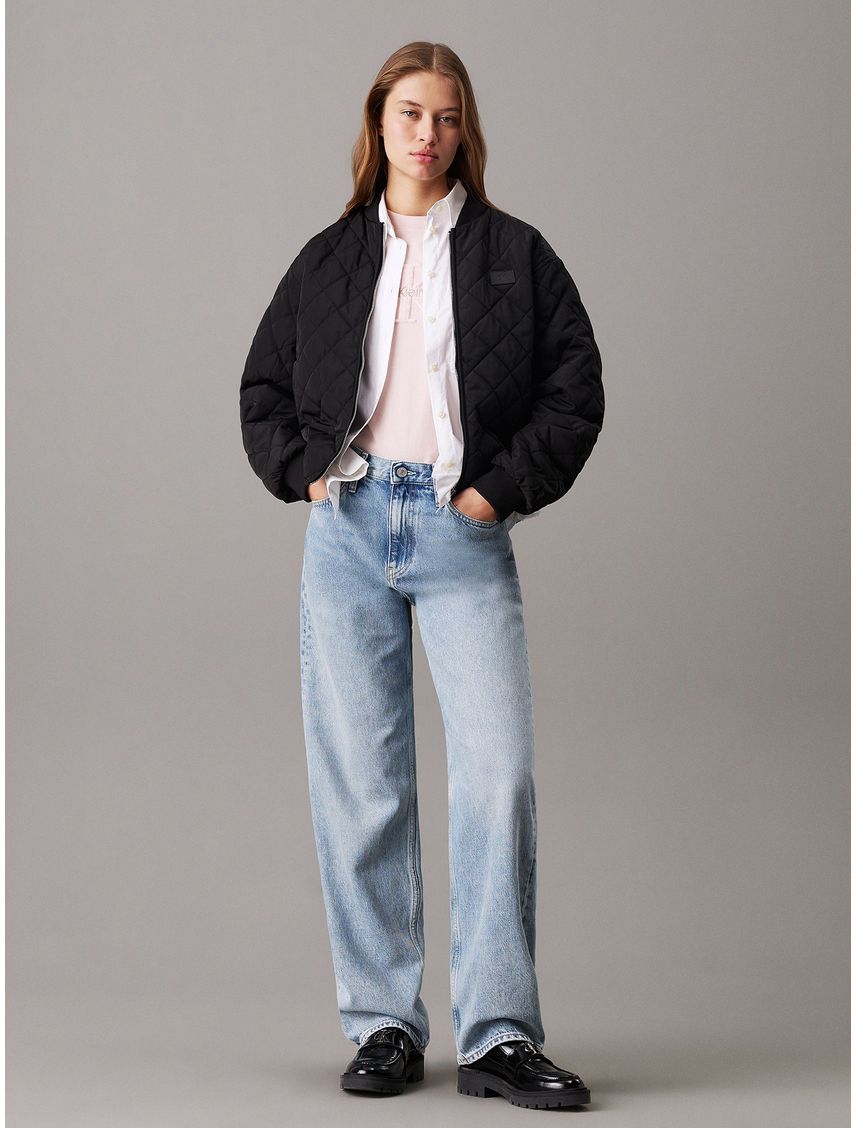 Chaqueta bomber acolchada holgada