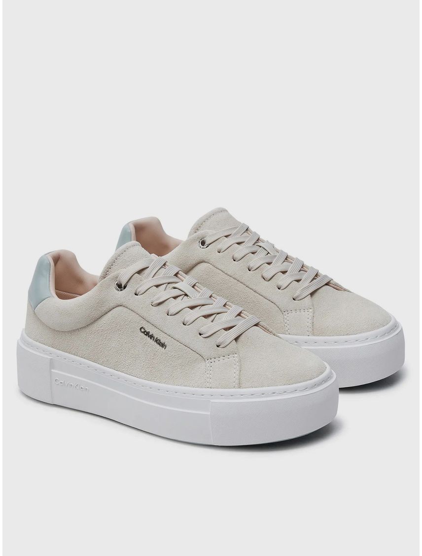Zapatillas de ante de plataforma