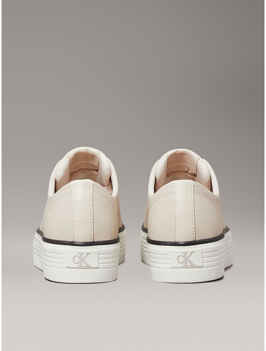 Zapatillas de plataforma de cuero