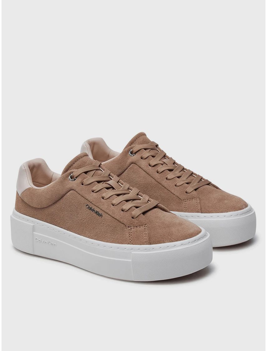 Zapatillas de ante de plataforma