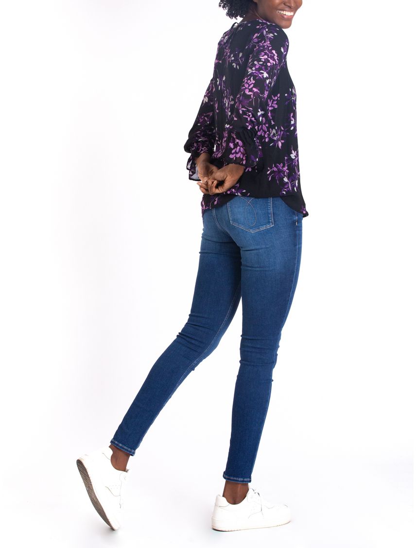 Blusa Print V-Nk