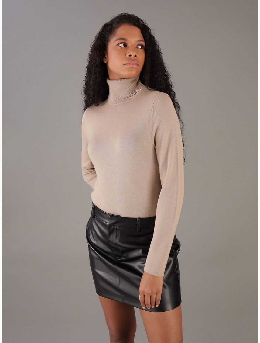 Sweater Merino Wool Roll Neck