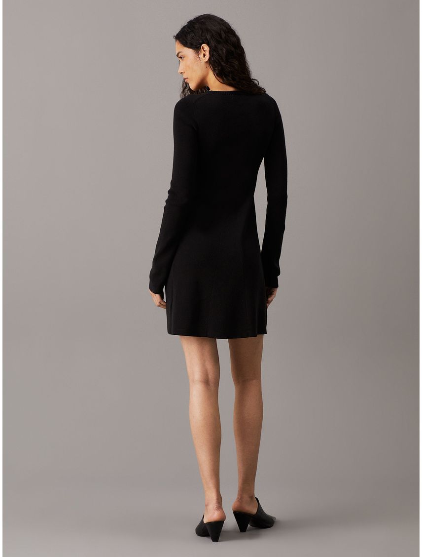 Vestido Ck Intarsia