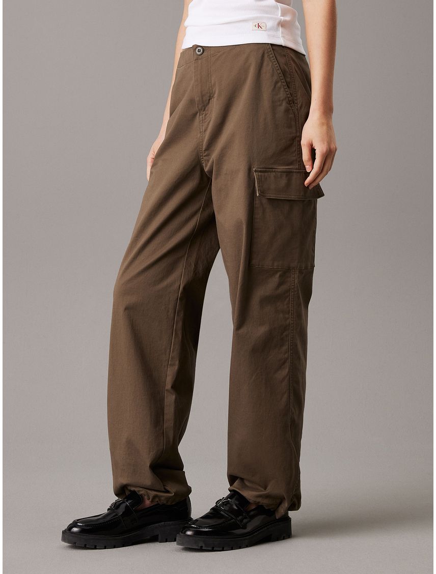 Pantalón Cargo Brushed Cotton