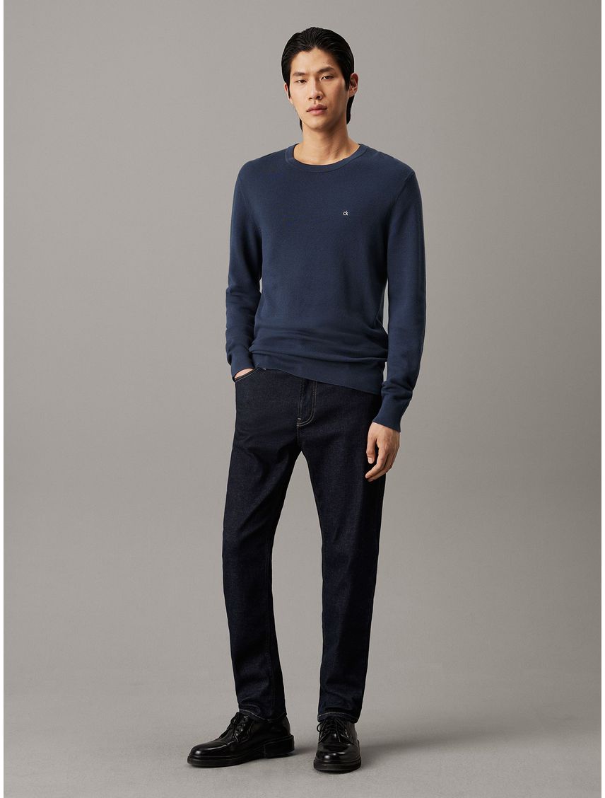 Sweater Micro Pique Structure Sweater
