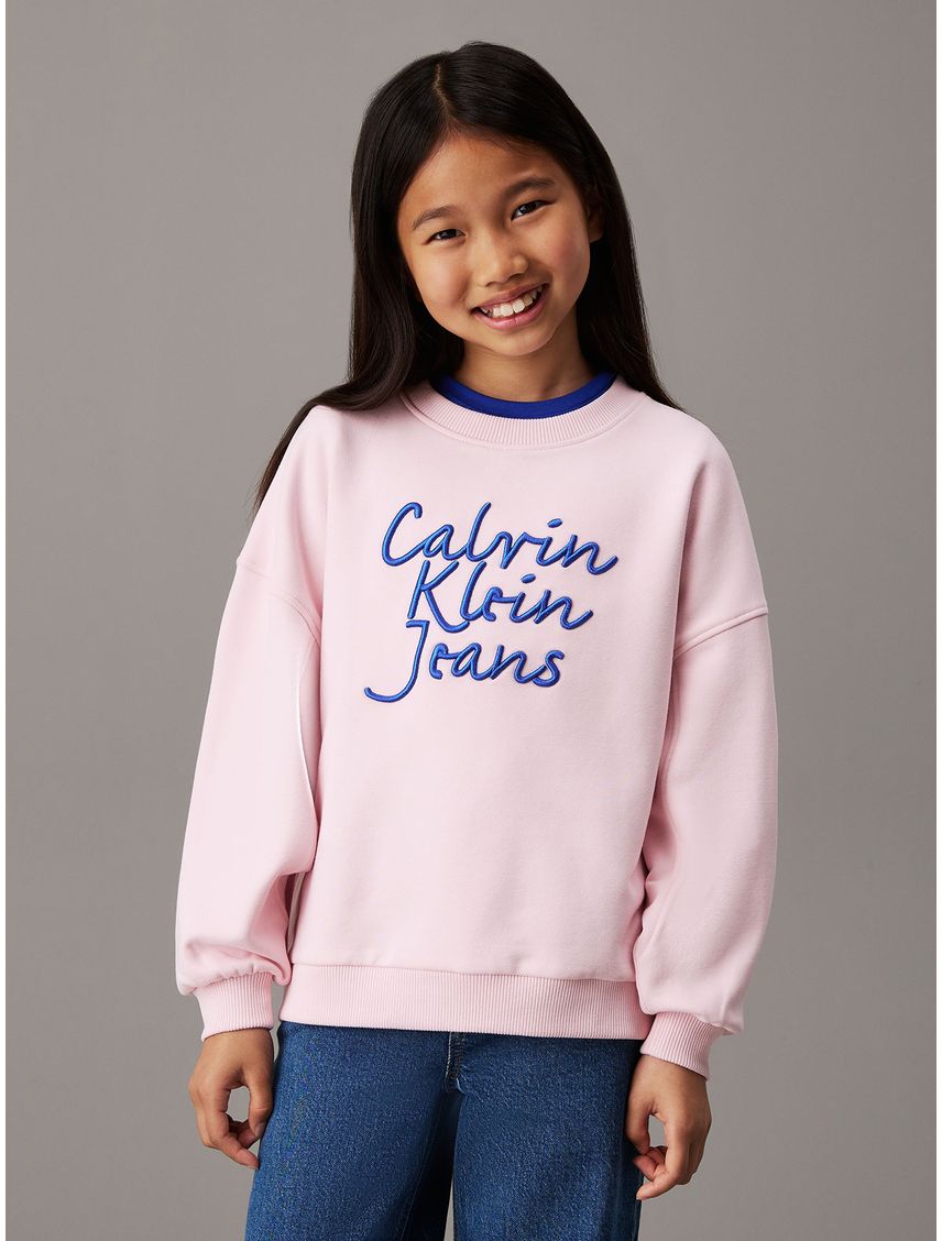 Polerón Niña Logo Embr