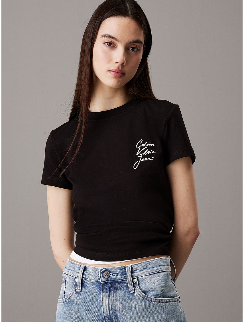 Polera Script Institutional Baby