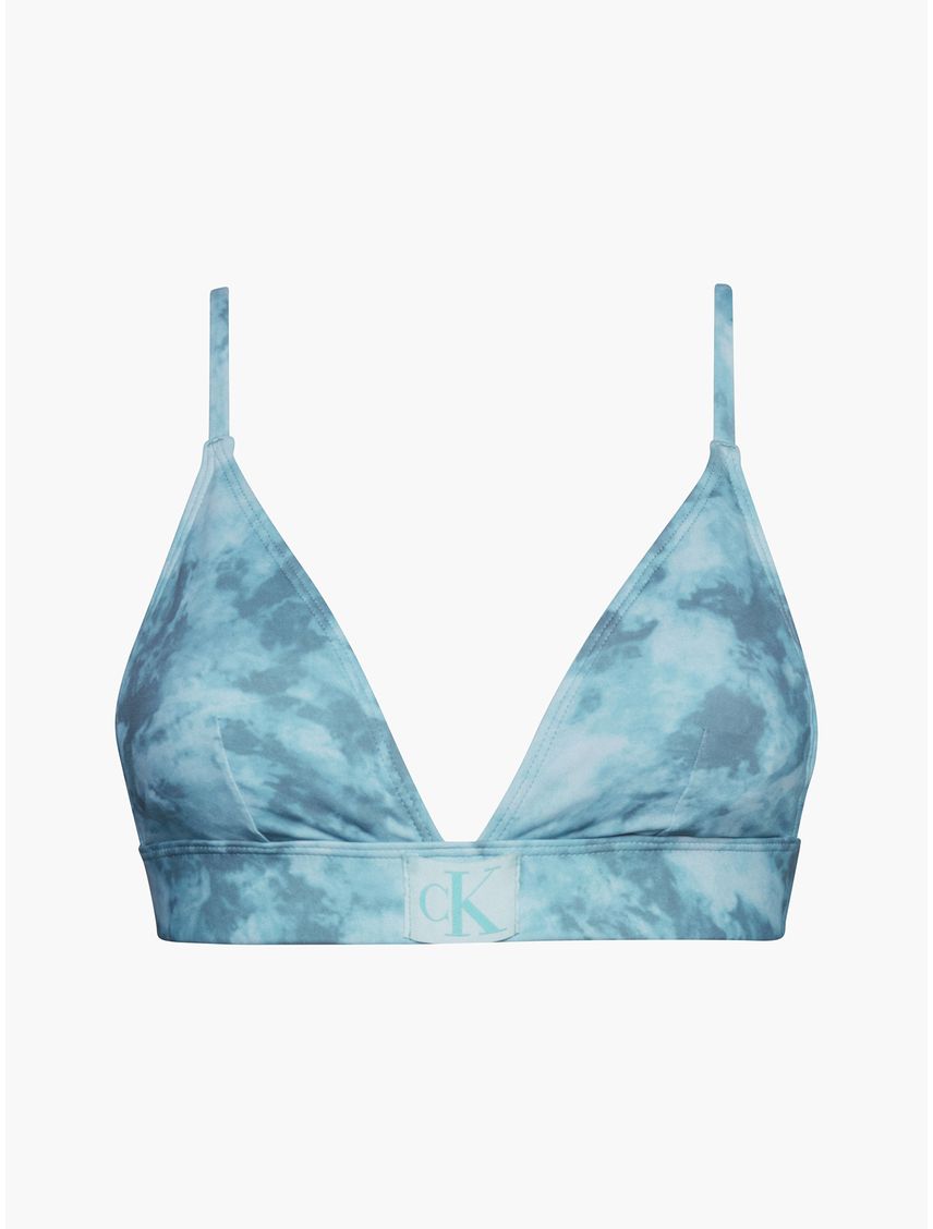 Parte Superior de Bikini Triangular CK Authentic