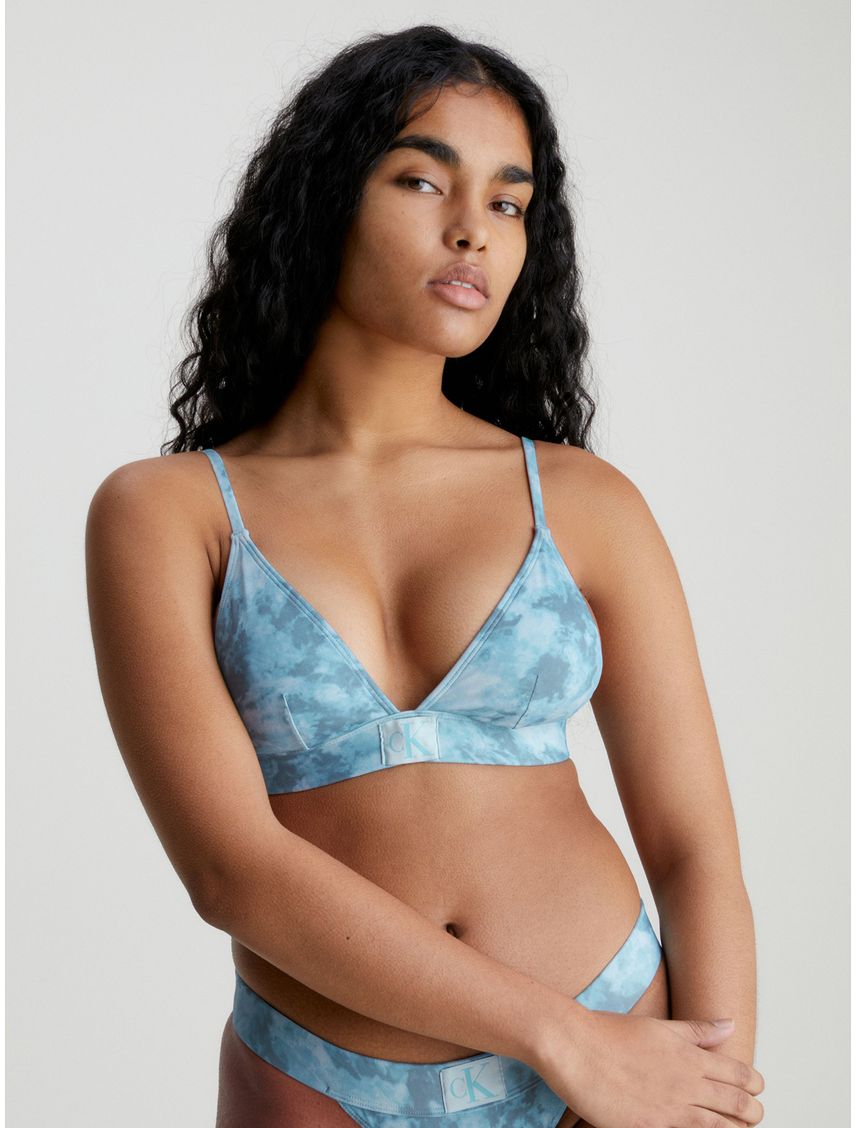 Parte Superior de Bikini Triangular CK Authentic