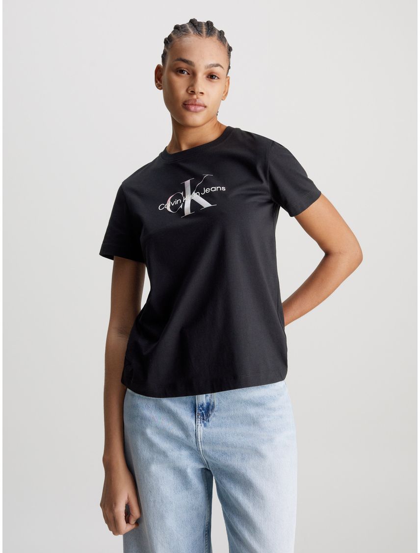 Polera Diffused Monologo Regular