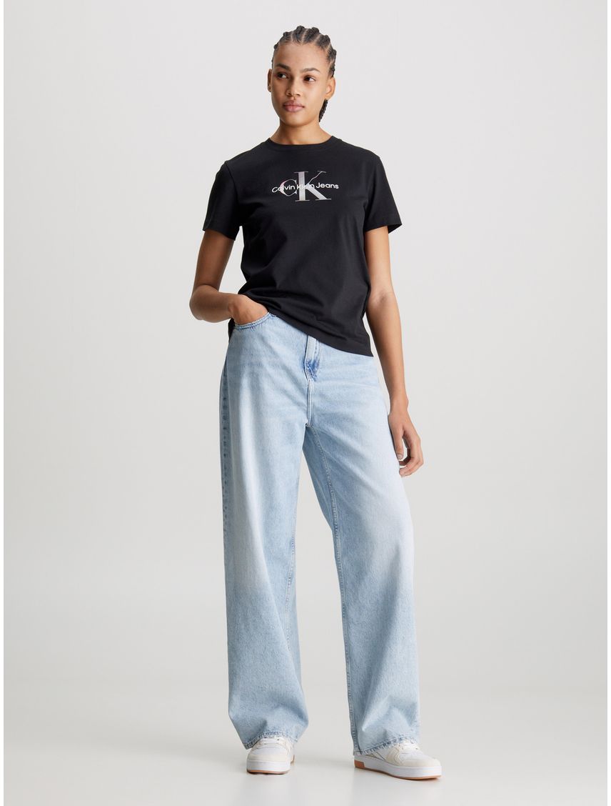 Polera Diffused Monologo Regular