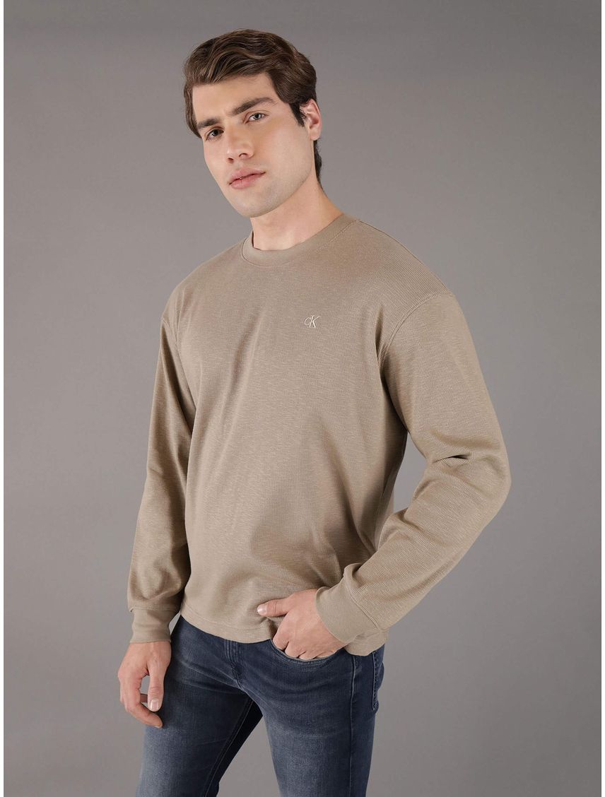 Polera LS Slub Rib