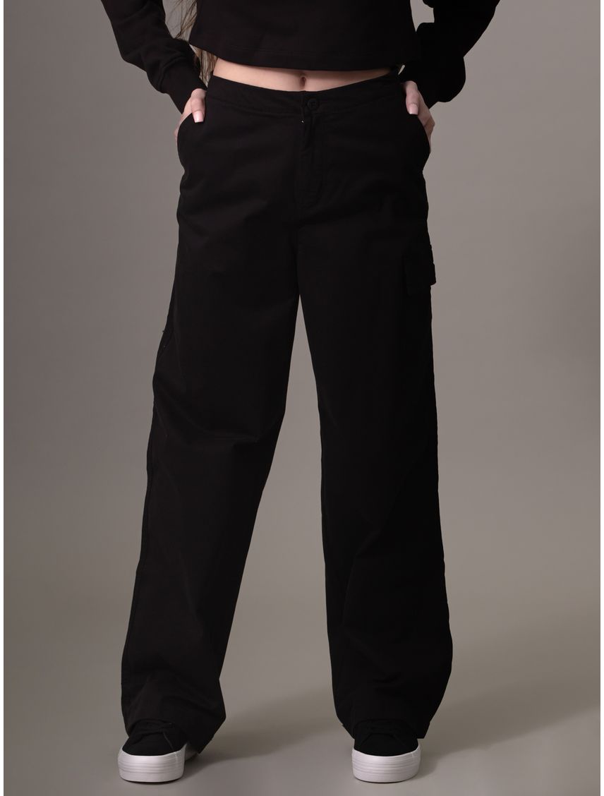Pantalón Cargo Brushed Cotton