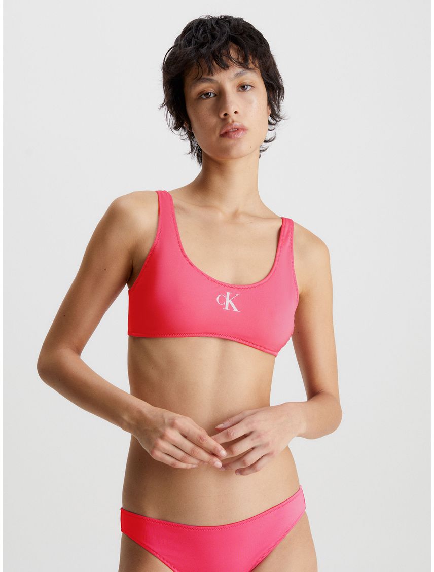 Parte Superior de Bikini CK Monogram