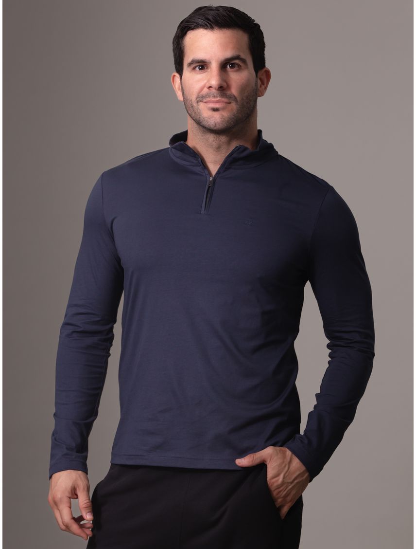 Polera LS con Cierre Liquid Touch