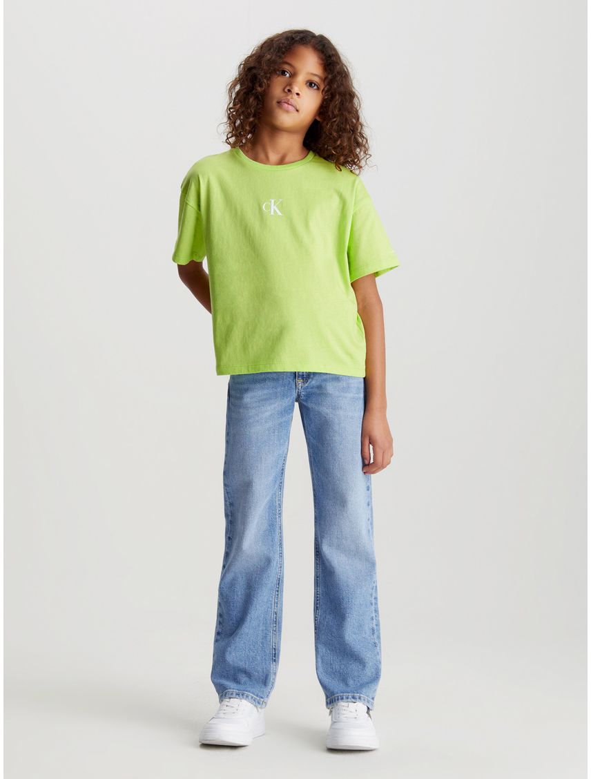 Polera Niña Ck Logo Boxy