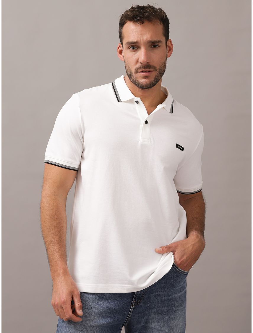 Polo Stretch Metal Button