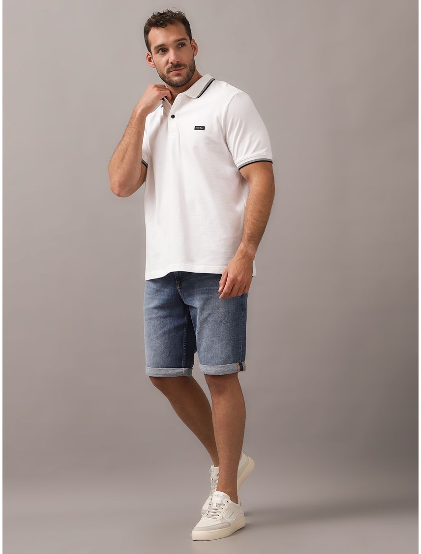Polo Stretch Metal Button