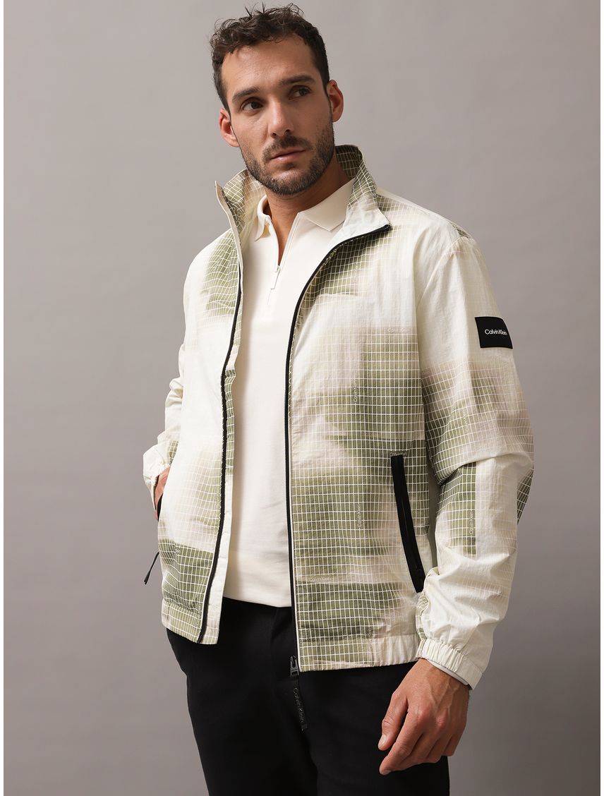 Chaqueta Diffused Grid