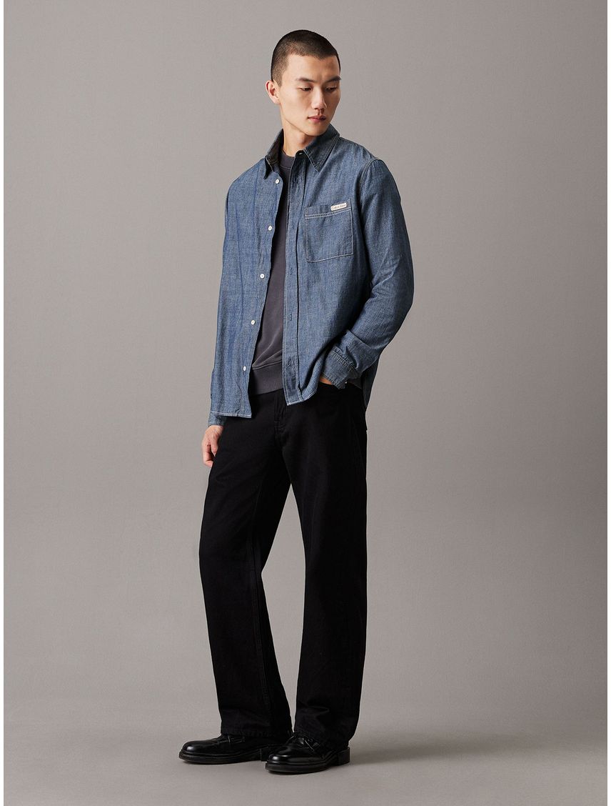 Camisa One Pocket Chambray