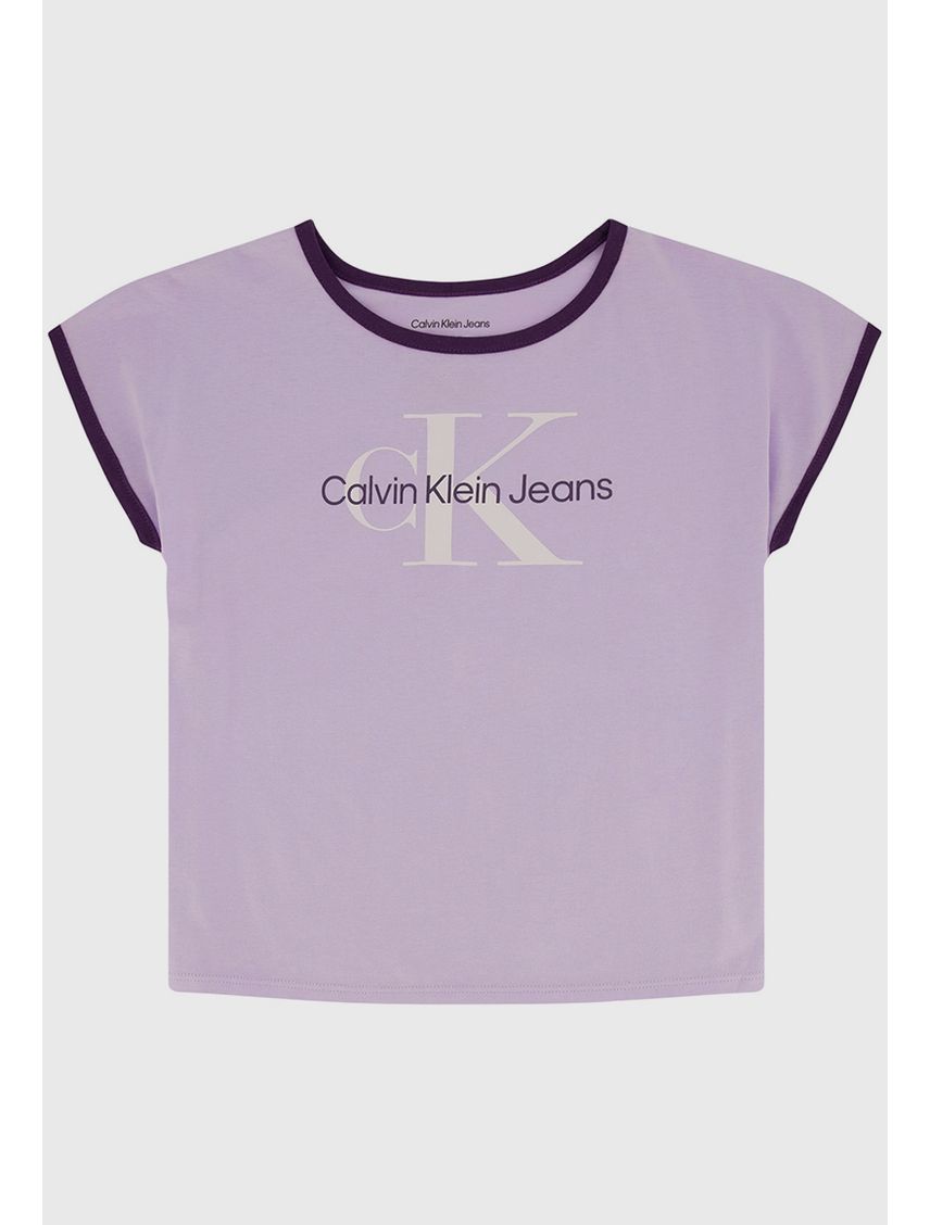 Polera Niña Colorblock Sequin