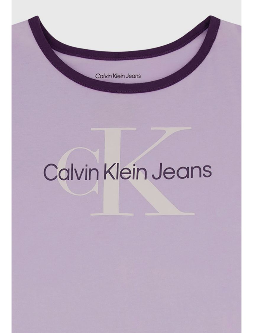 Polera Niña Colorblock Sequin