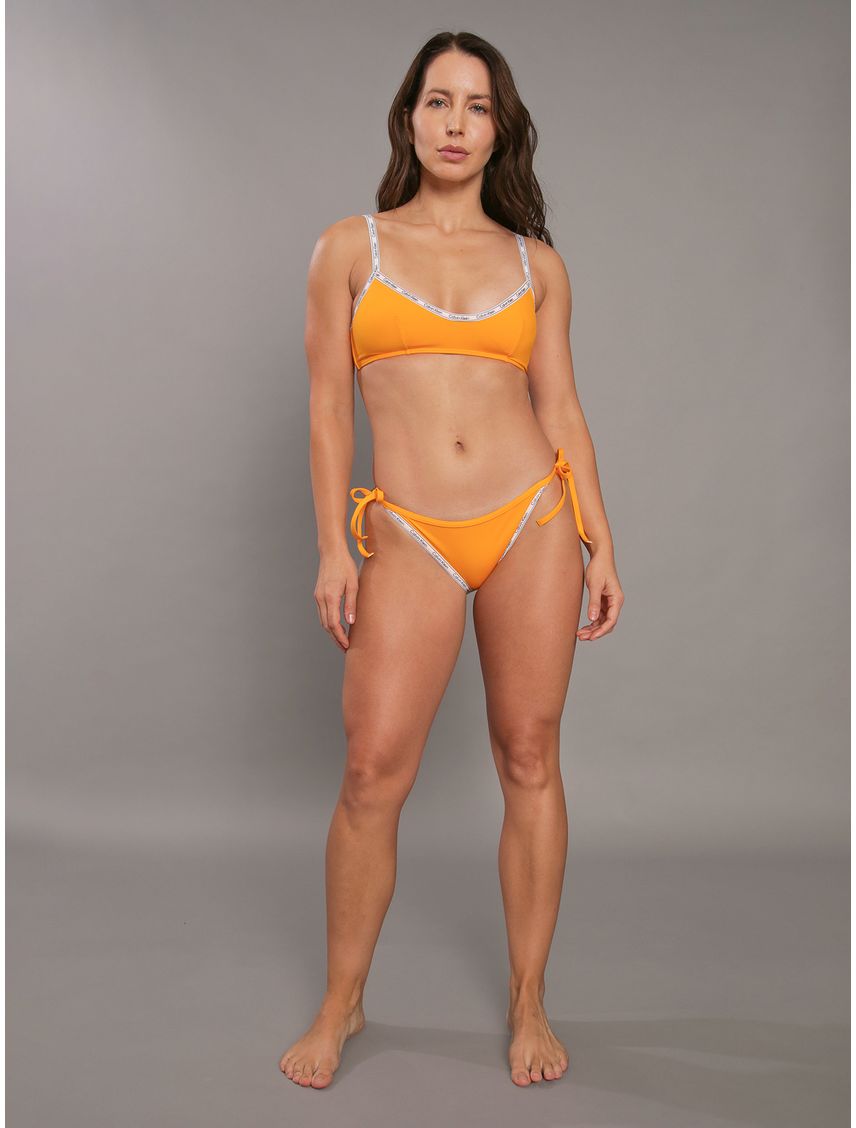 Parte Superior de Bikini Logo Tape