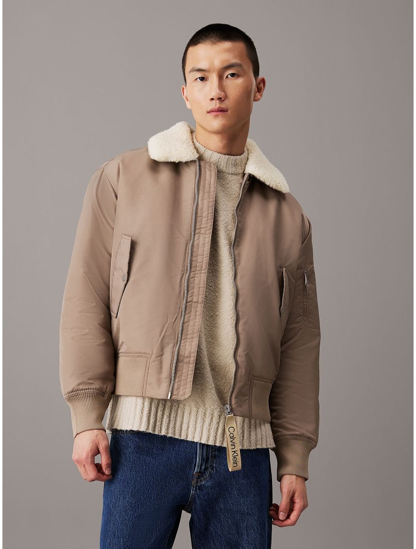 Chaqueta Aviator Sherpa