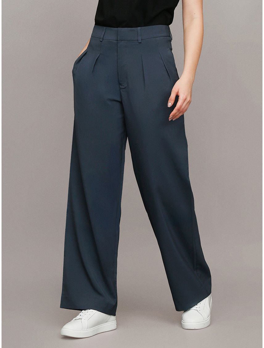 Pantalón Tailored de Pierna Ancha