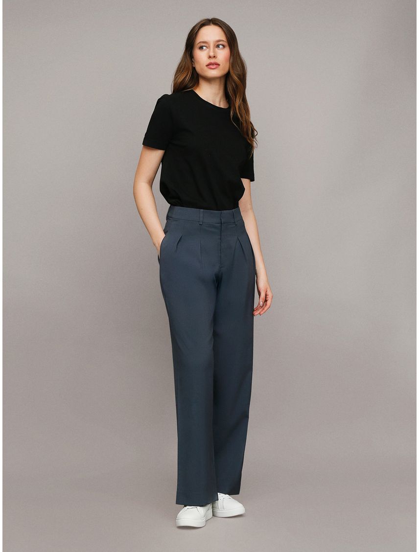 Pantalón Tailored de Pierna Ancha