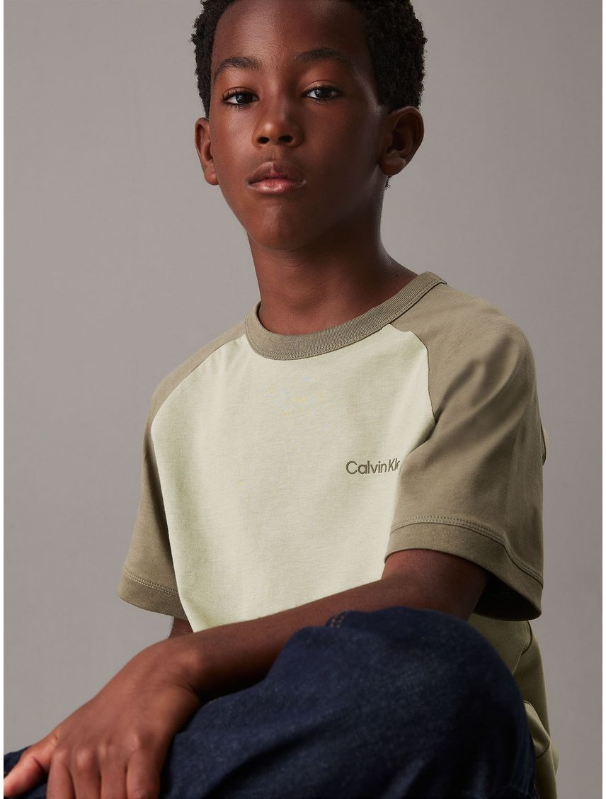 Polera Niño Color Block