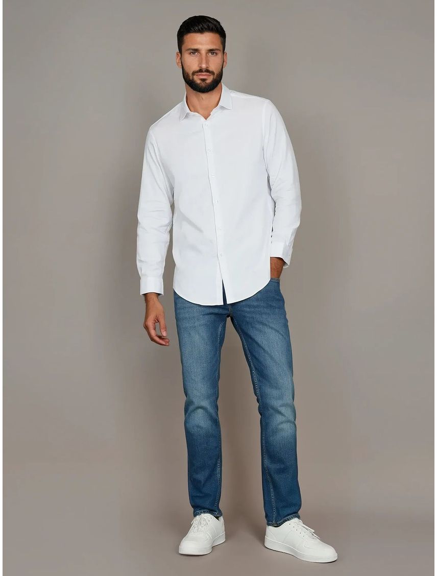 Camisa Slim Cotton Solid