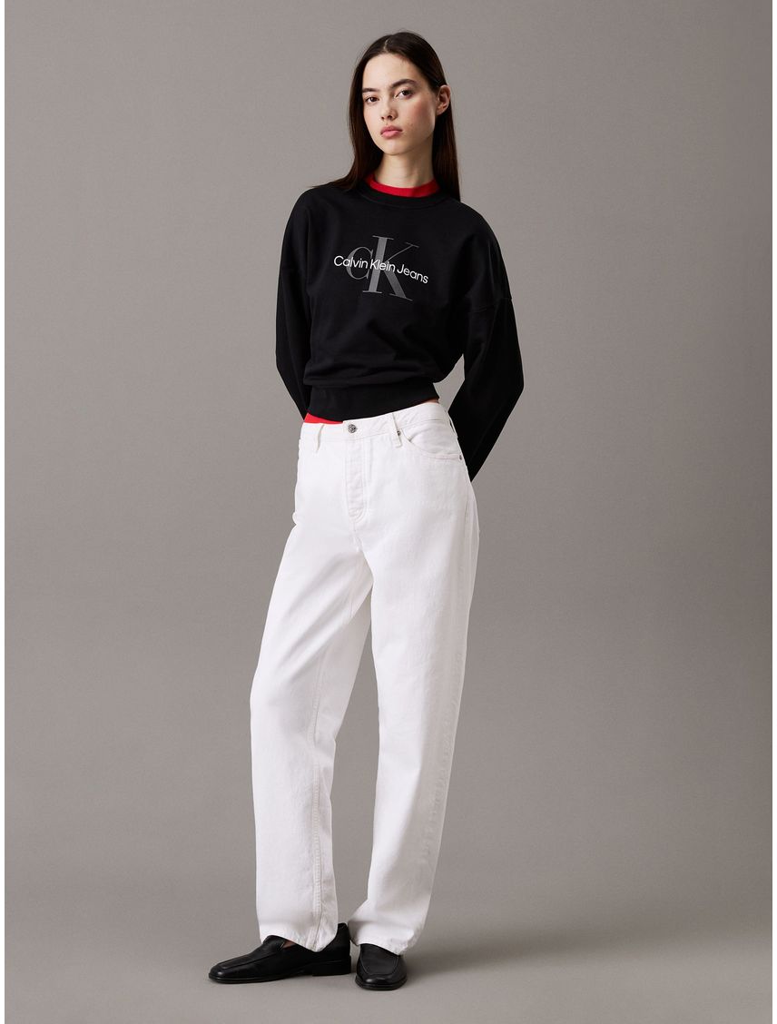 Polerón Relaxed con Logo Estampado