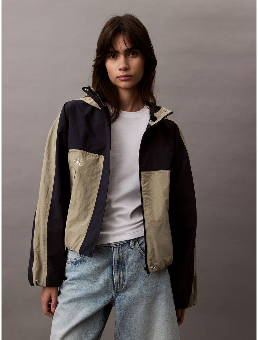 Chaqueta de Dos Tonos de Ripstop