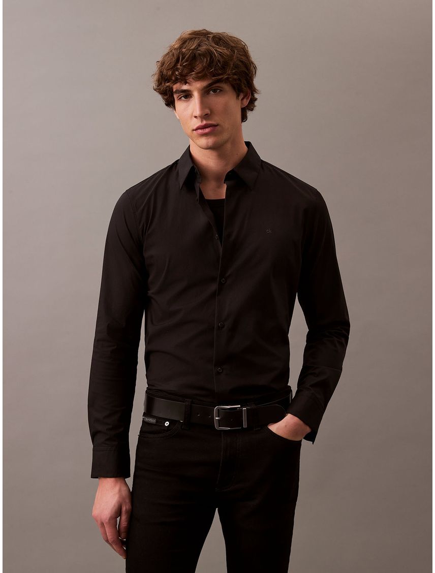 Camisa Slim Fit Elástica