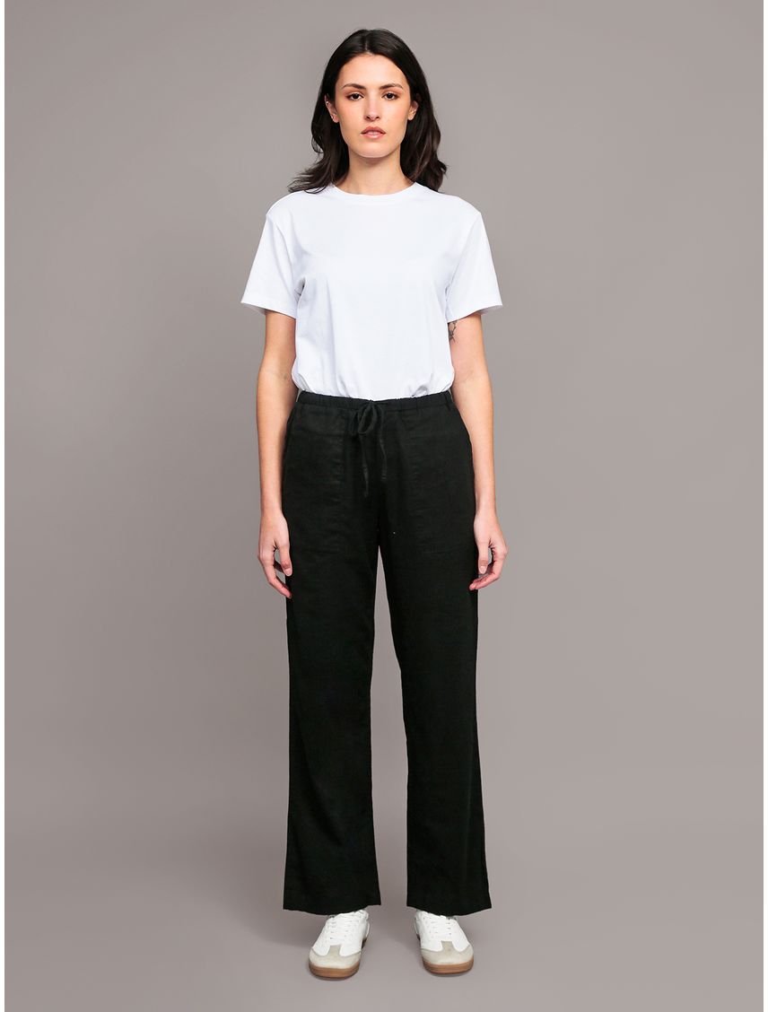 Pantalón de Lino Pull On