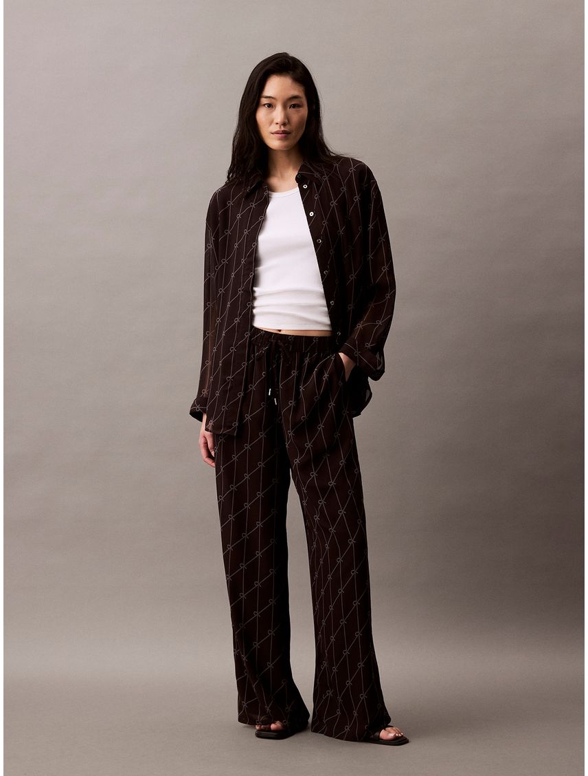 Pantalón Pull On Wide Leg