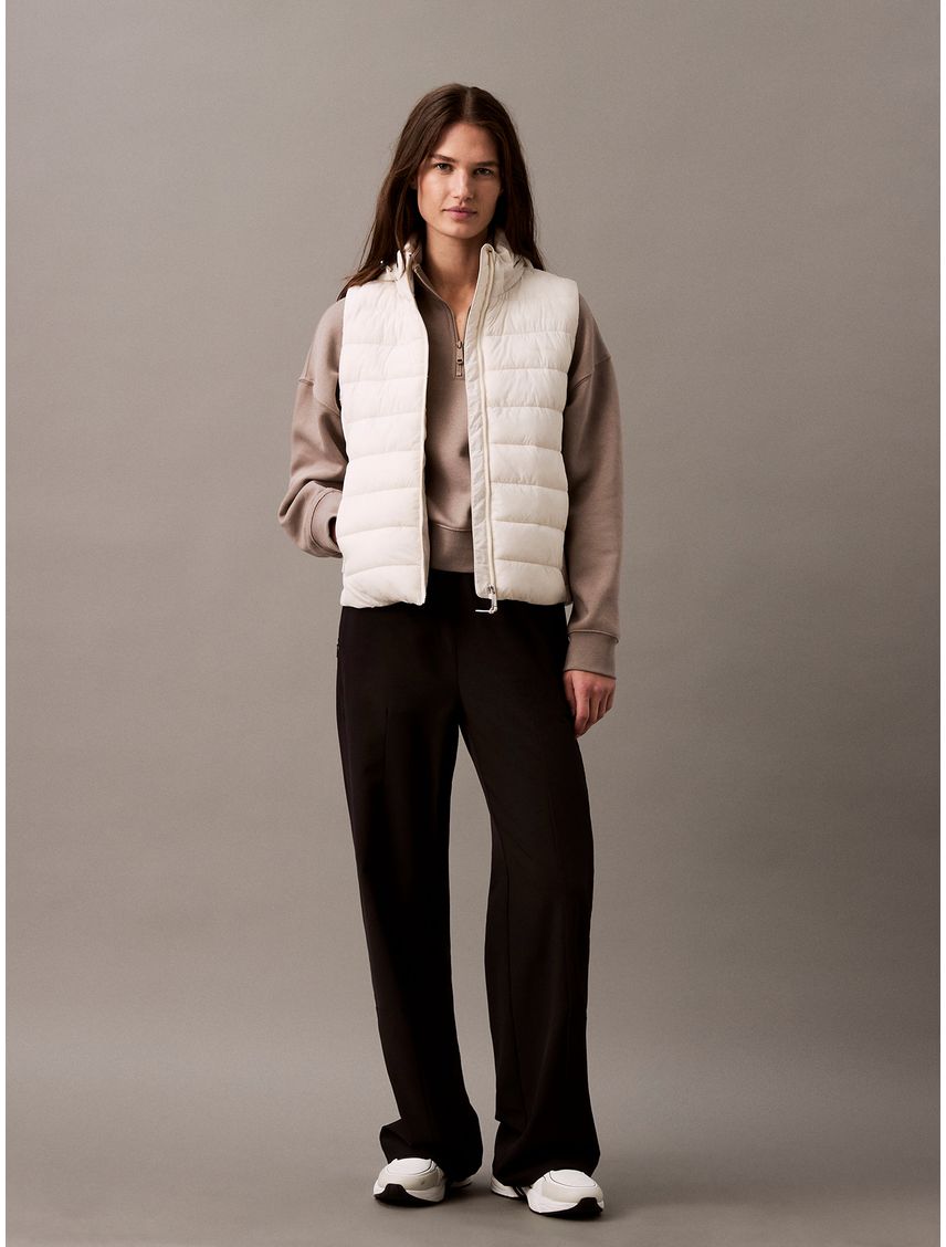 Chaqueta sin Mangas Mixed Media Puffer