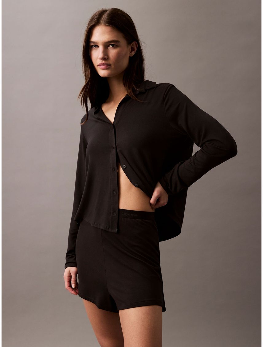 Polera de Pijama Rib Crop