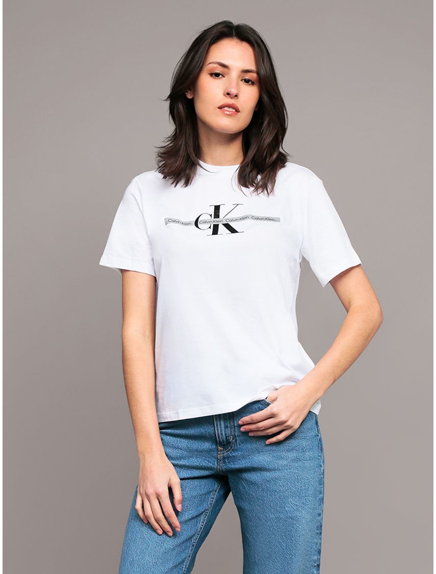 Polera Classic con Logo Tape