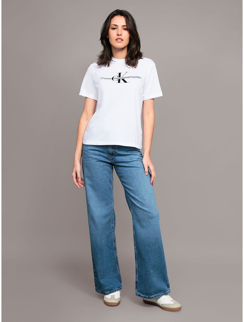 Polera Classic con Logo Tape