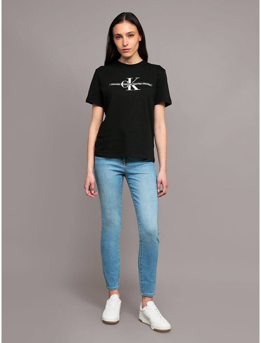 Polera Classic con Logo Tape