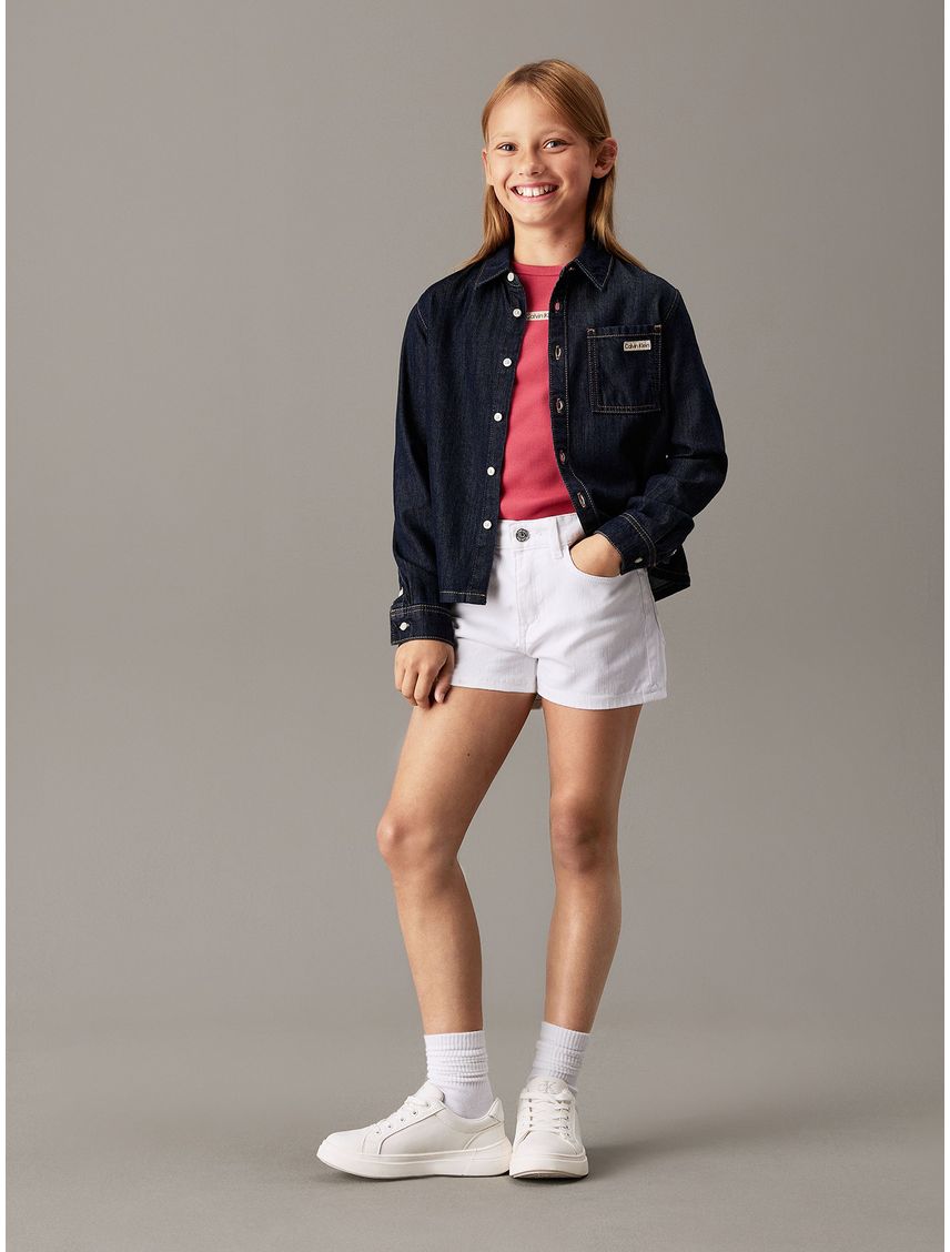 Short Niña Relaxed Denim