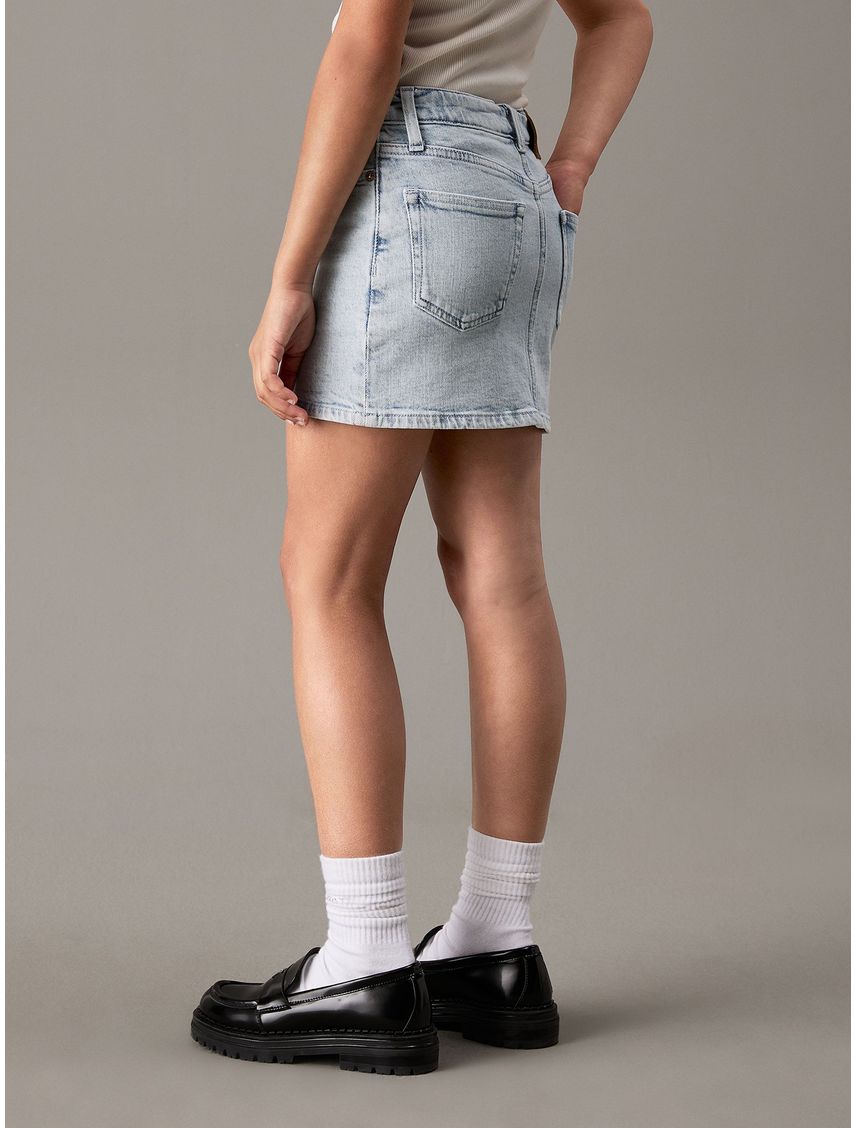 Minifalda Niña Denim Acampanada