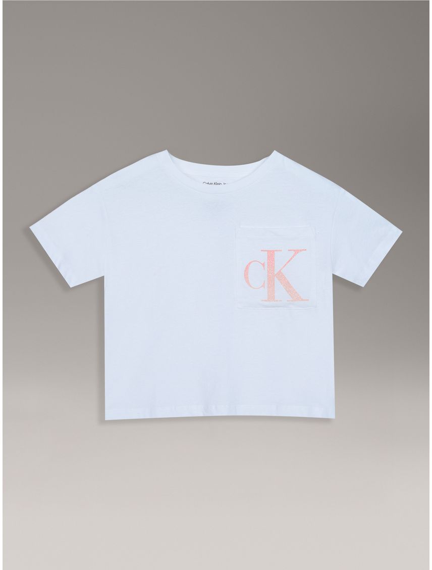 Polera Niña Boxy Oversize Monogram
