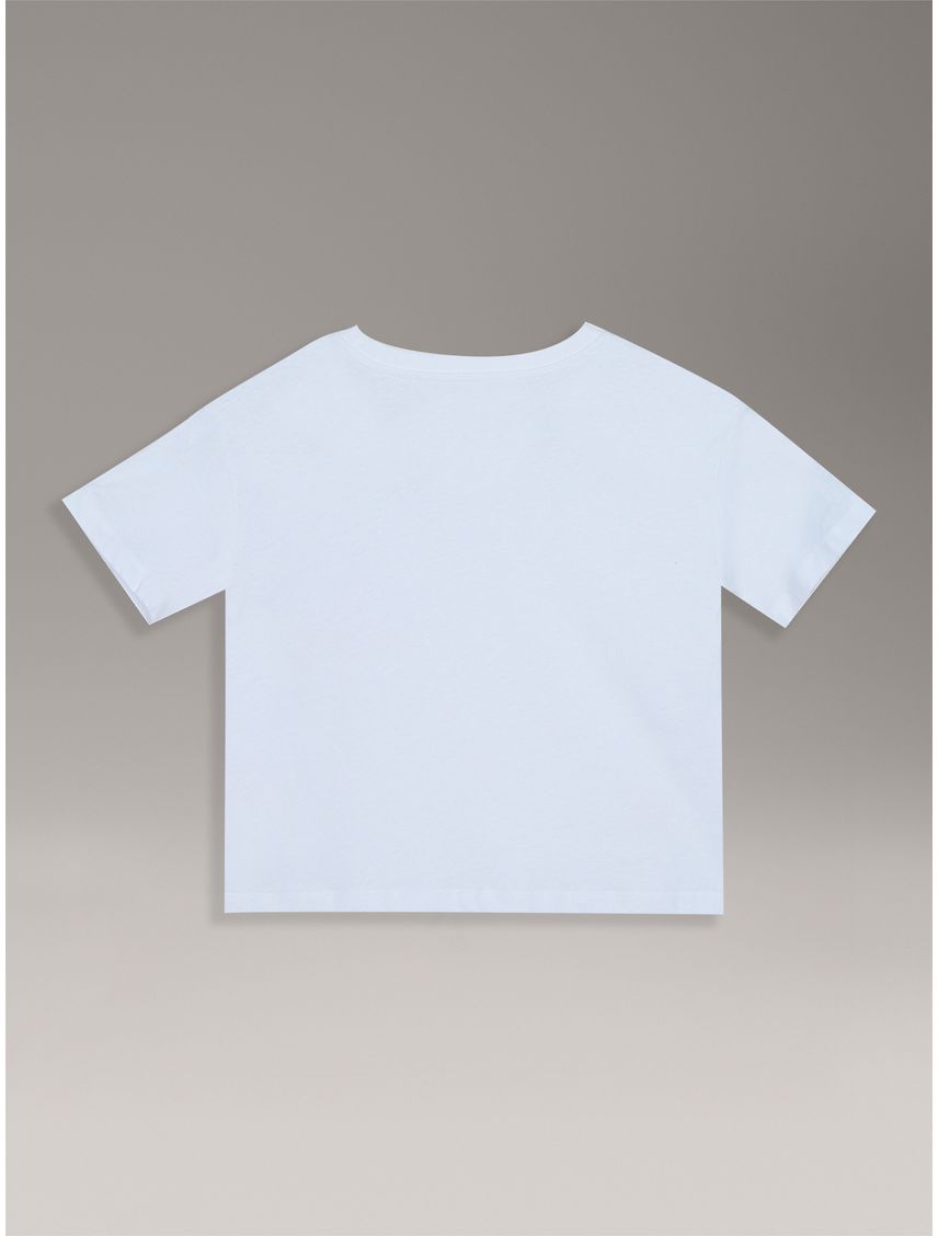 Polera Niña Boxy Oversize Monogram