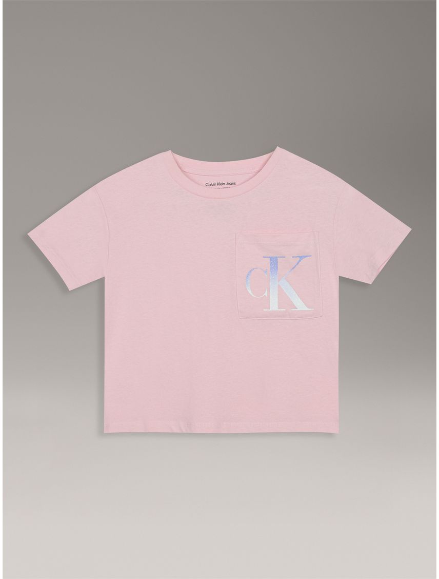 Polera Niña Boxy Oversize Monogram