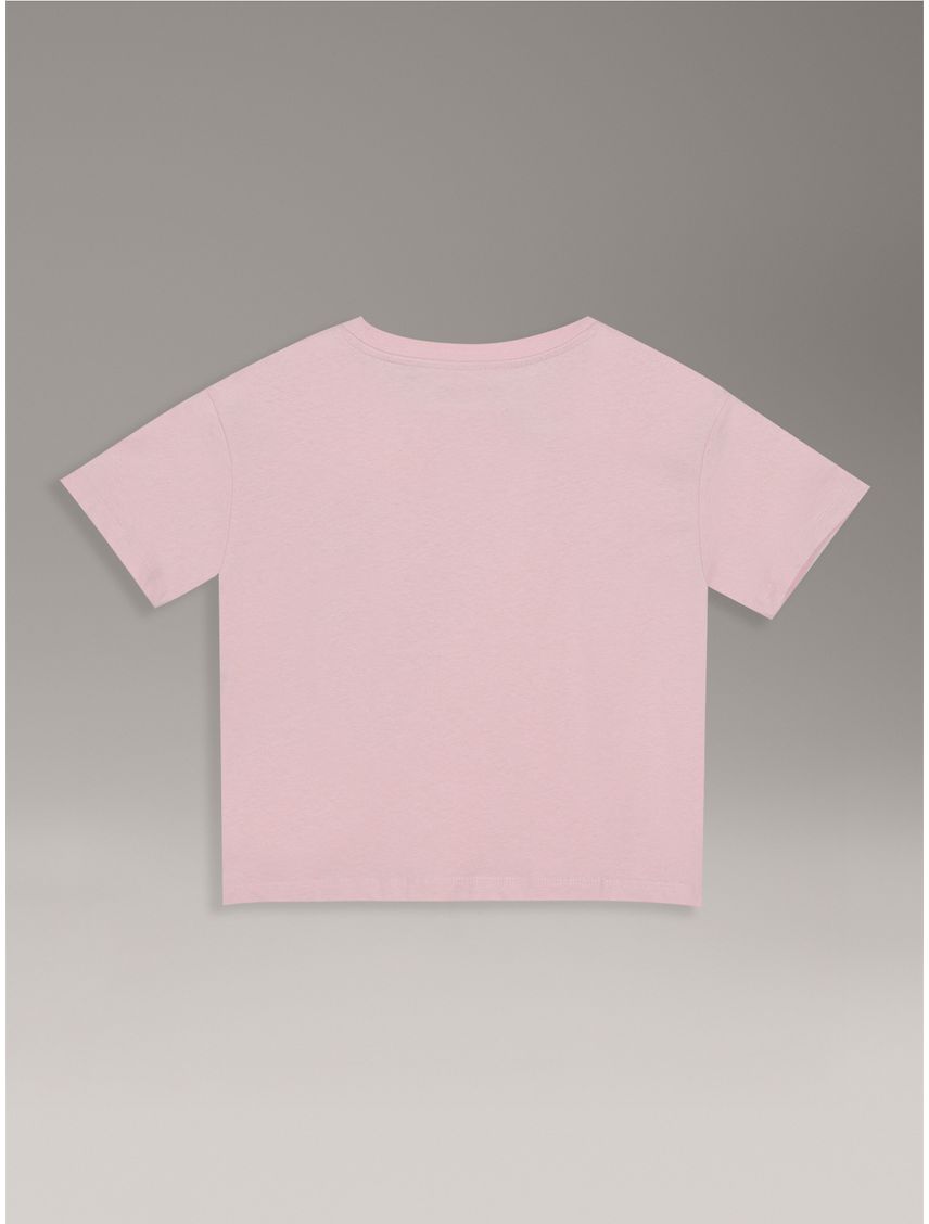 Polera Niña Boxy Oversize Monogram